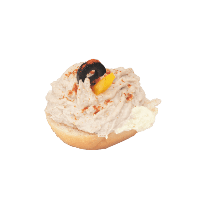 Bridge Roll Round Tuna (Piped)