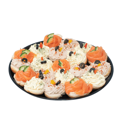 Round Bridge Rolls Platter