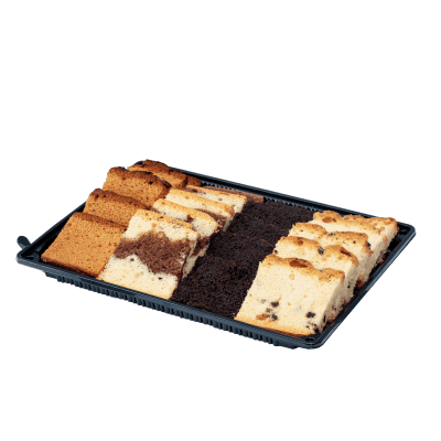 Platter of Lekach Sponge Cakes