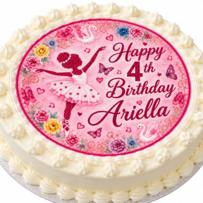 14" Round Photo Cake