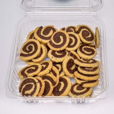 Choc Vanilla Whirls Biscuits