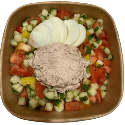 Tuna Mayonnaise, Sliced Egg & Fresh Salad Mix